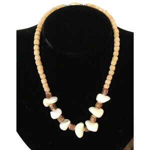 Hawaiian Handmade Conus Shell Tribal Goddess Choker Necklace